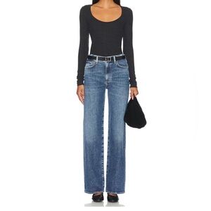 Agolde Mid Rise Relaxed Straight Jeans in Fix - Size 32